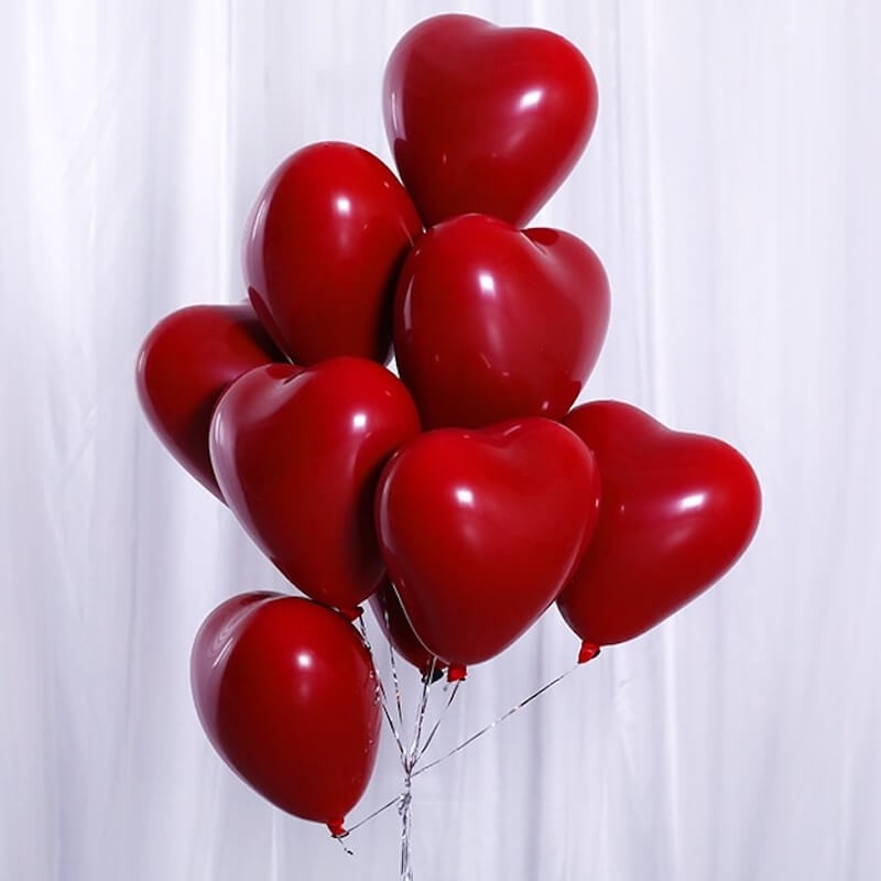 Ballon coeur rouge spéciale Saint Valentin