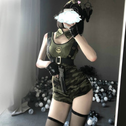 Sexy militaire costume
