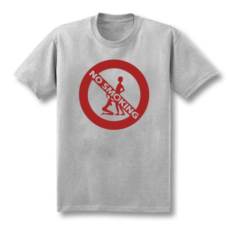 T-shirt interdit de pie interdit de fellation