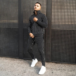 Men's stripped tracksuit