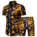 Men\'s vintage beach shorts and shirt