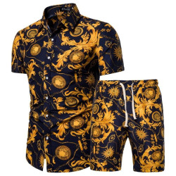men-s-floral-beach-shorts-and-shirt