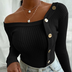 Buttoned sweater