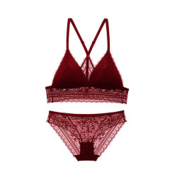 Lace triangle lingerie