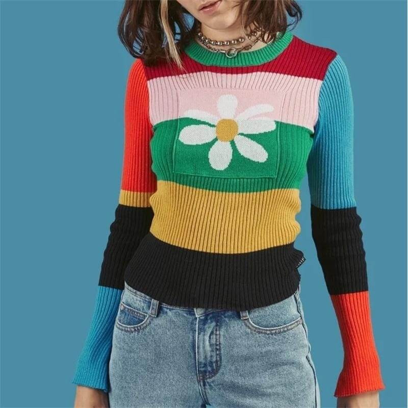 Daisy multicolor sweater