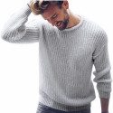 Pull homme col rond