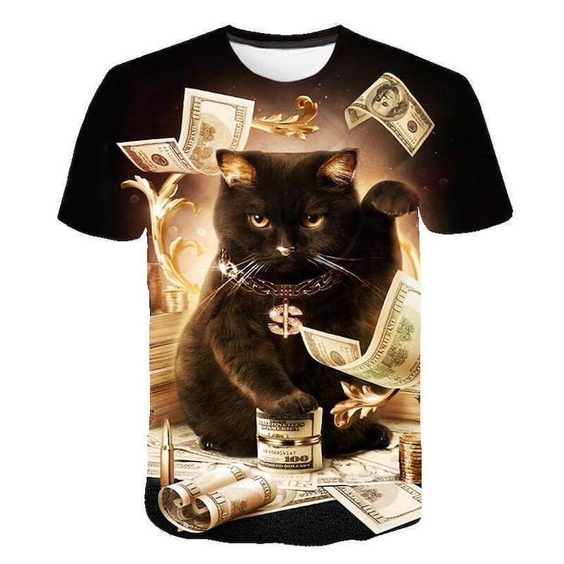 Rapper cat T-shirt