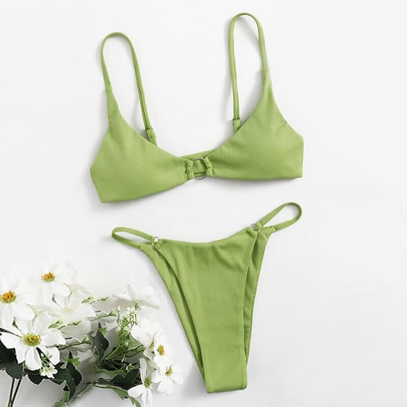 Green brazilian bikini