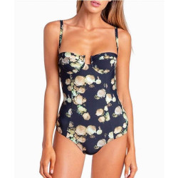 Roses one-piece swimsuit