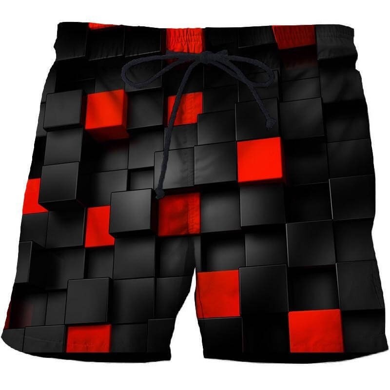 3D swim shorts