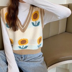 Sunflower sweater vest