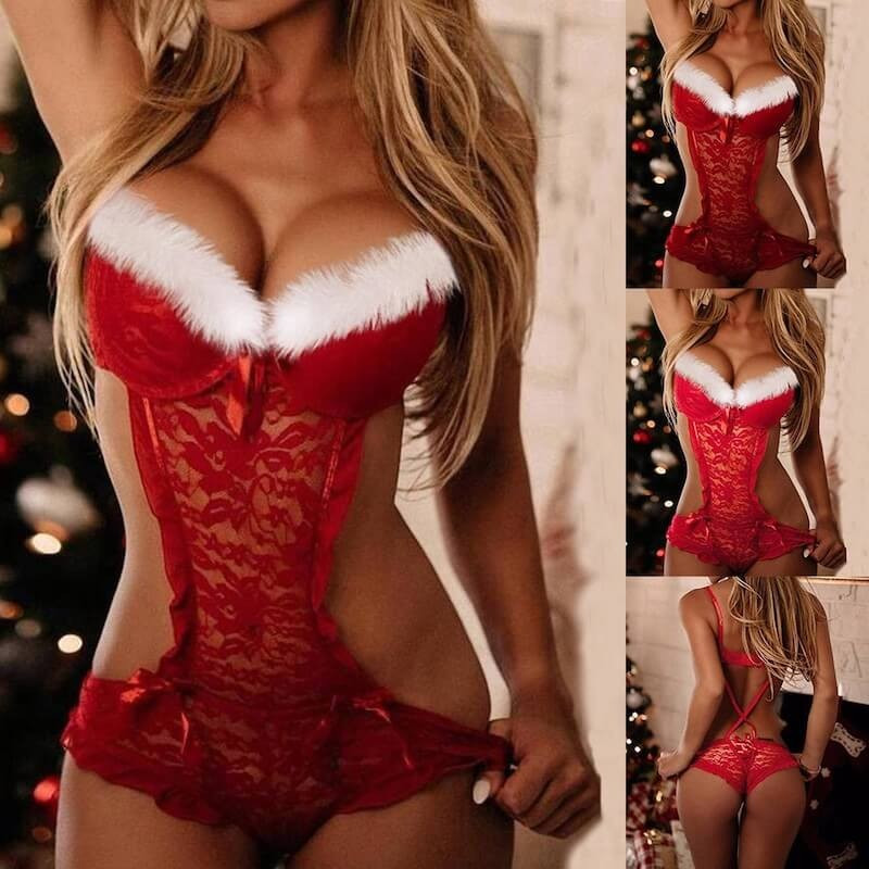 Sexy Christmas bodysuit