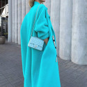 Long sky blue coat