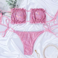 Bikini sirène rose