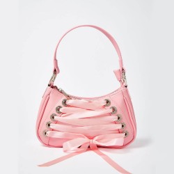 Pink corset bag