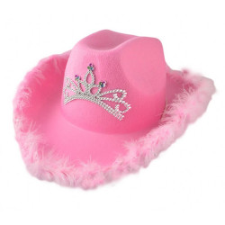 Girly pink cowboy hat