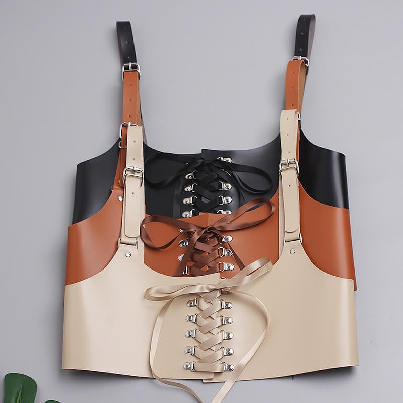 Strappy corset belt