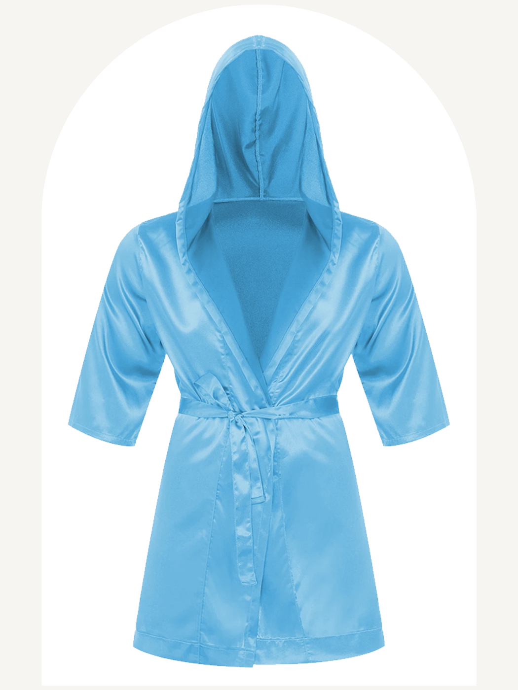 Men's satin night robe