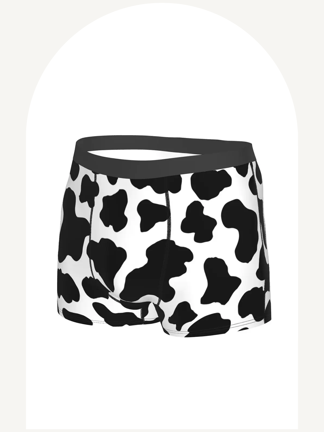 Cow print boxer briefs