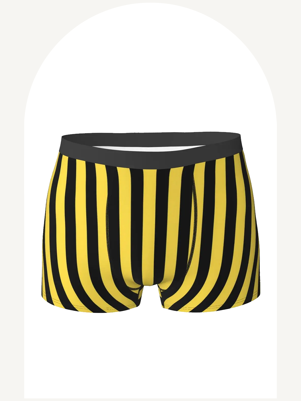 Striped print boxer briefs