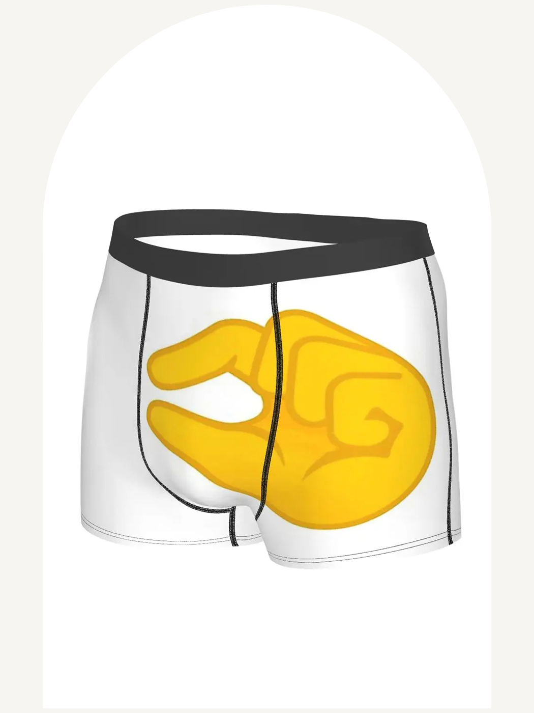 Tiny hand gesture boxer briefs