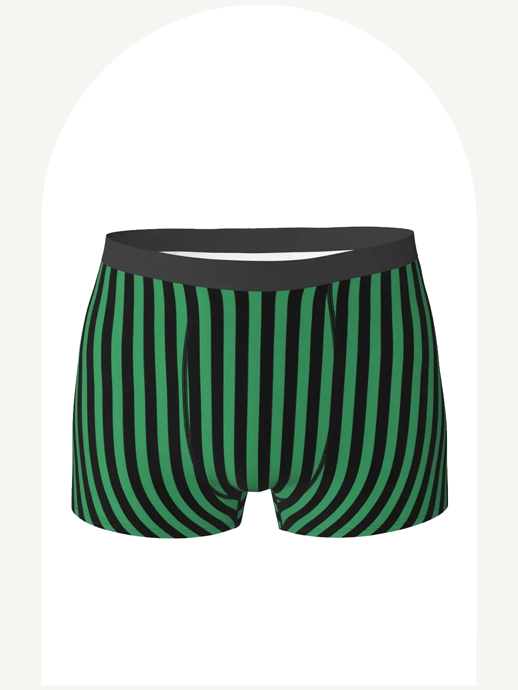 Striped print boxer briefs