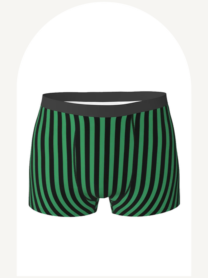 Striped print boxer briefs