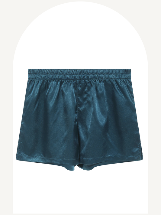 Nightwear satin shorts