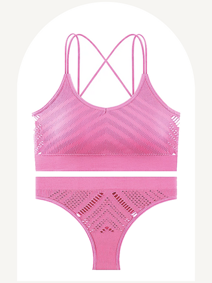 Activewear breathable lingerie set