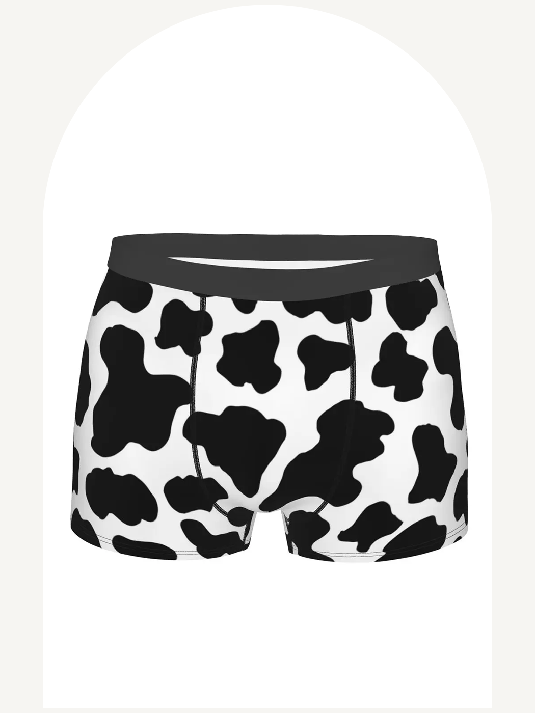 Cow print boxer briefs