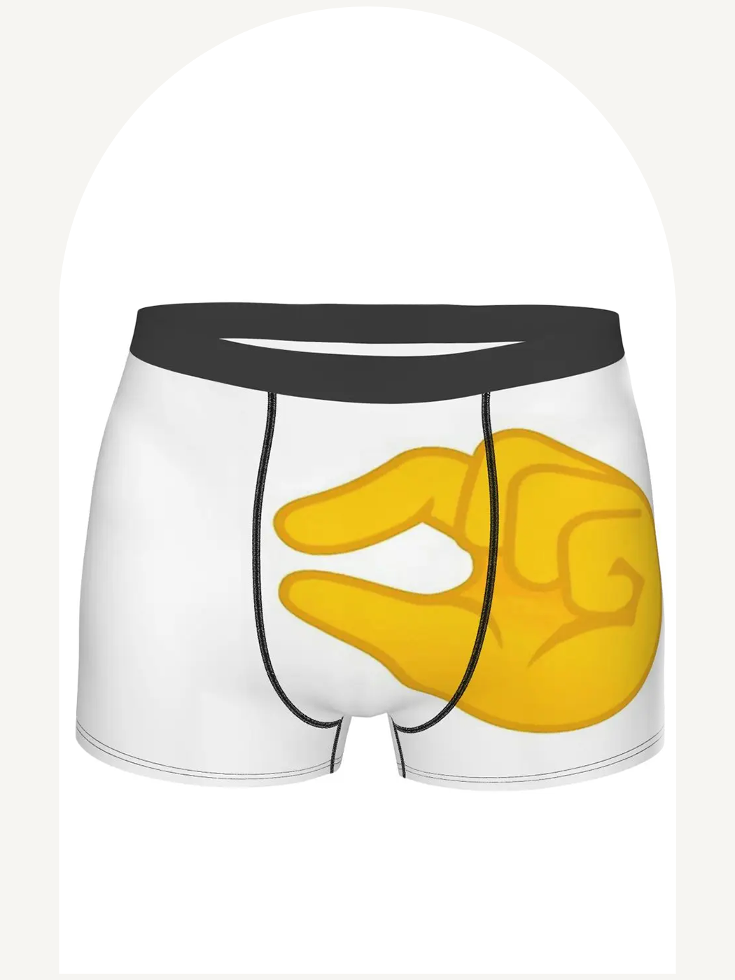 Tiny hand gesture boxer briefs