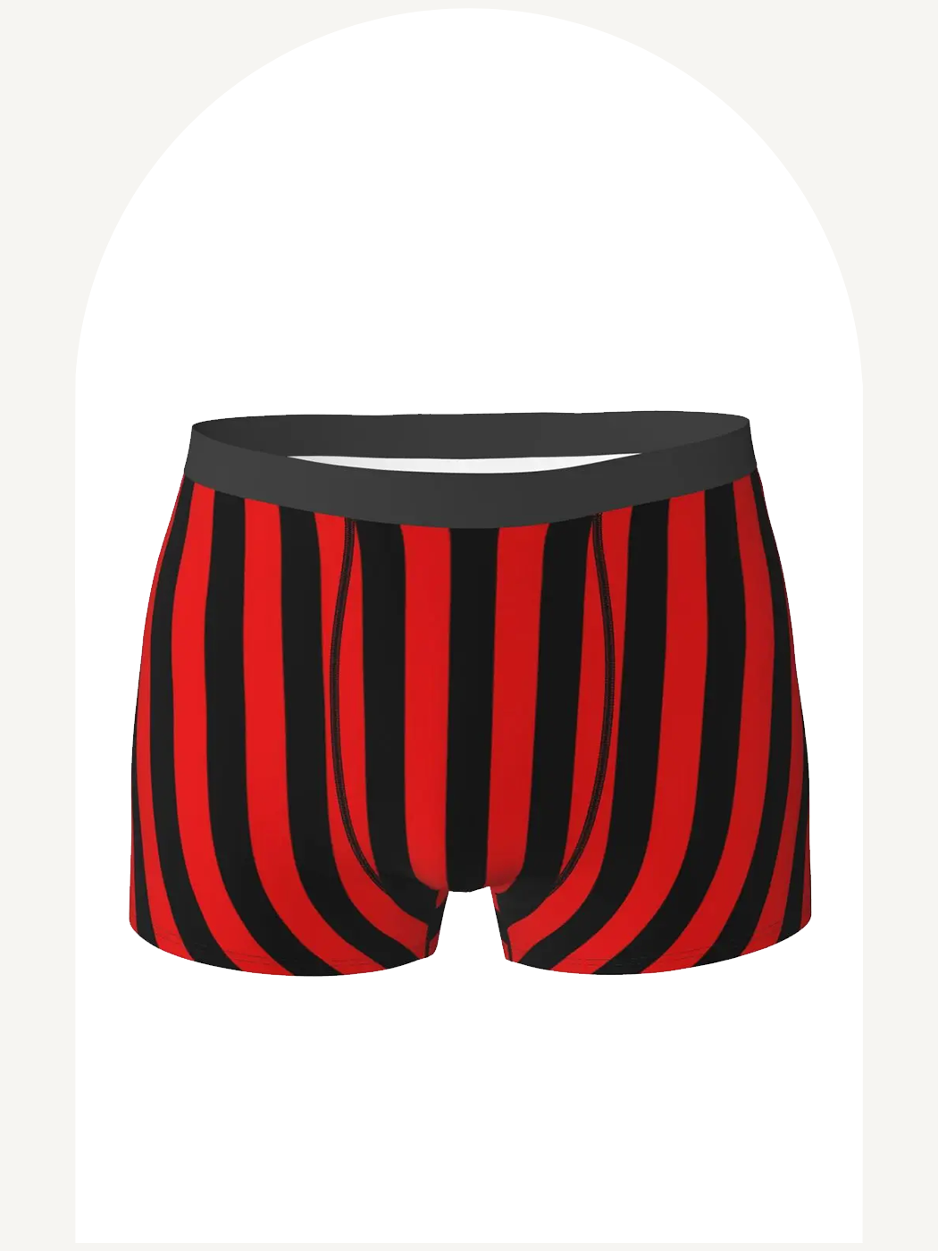 Striped print boxer briefs