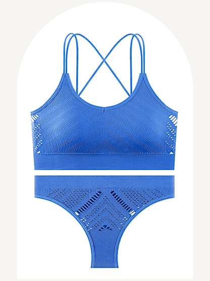 Activewear breathable lingerie set