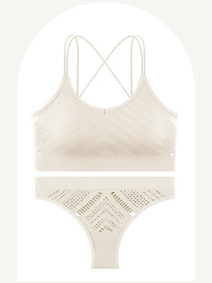 Activewear breathable lingerie set
