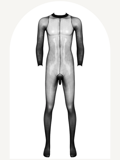 See through sheer full body thights